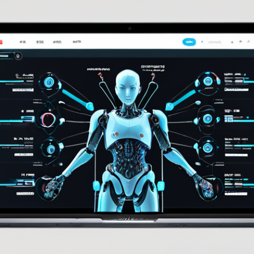 **

A futuristic crowdfunding platform interface. AI robots are analyzing project proposals with data streams flowing around them. Display screens show diverse projects gaining funding. The overall feel is clean, efficient, and trustworthy, highlighting the speed and fairness of AI-powered evaluation.  Subtle Japanese text overlays (e.g., プロジェクト審査, AI分析) enhance the visual connection for the target audience.

**