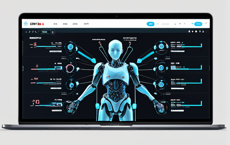 **

A futuristic crowdfunding platform interface. AI robots are analyzing project proposals with data streams flowing around them. Display screens show diverse projects gaining funding. The overall feel is clean, efficient, and trustworthy, highlighting the speed and fairness of AI-powered evaluation.  Subtle Japanese text overlays (e.g., プロジェクト審査, AI分析) enhance the visual connection for the target audience.

**