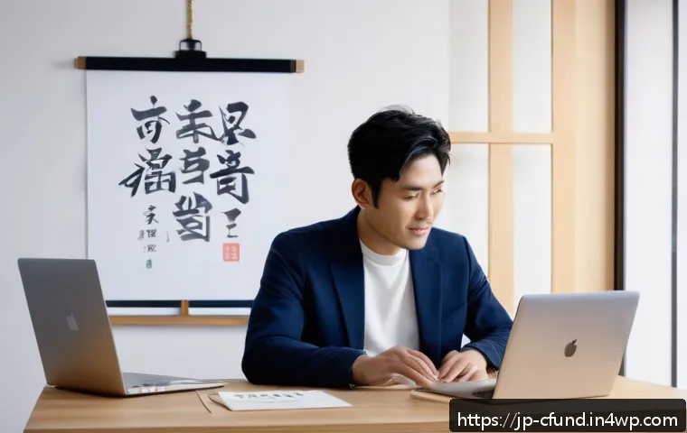 크라우드펀딩과 투자자 맞춤형 솔루션 - A modern Japanese entrepreneur presenting a crowdfunding project in a bright, minimalistic workspace...